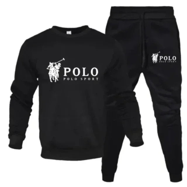 Ensemble Jogging Homme Automne Hiver - Sweat Col Rond + Pantalon Sport Casual - kadopascher