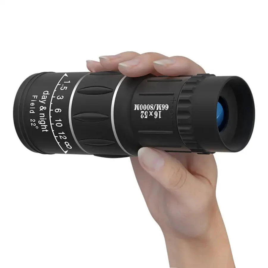 Monoculaire Télescope 16x52 Haute Puissance Double Mise au Point BAK4 - kadopascher
