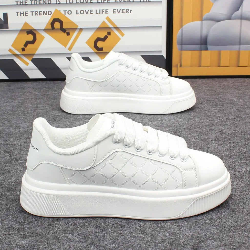 Chaussures Plateforme Homme Automne 2025 – Sport Casual Confortables | Cuir PU EU 38-48 - kadopascher