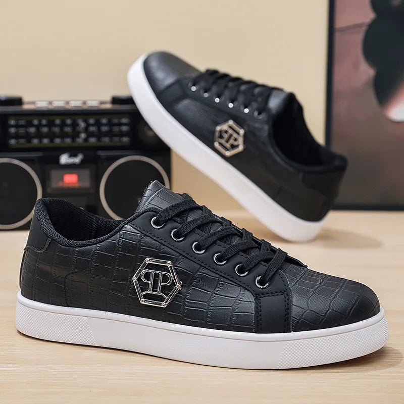 Men's Luxury Breathable Leather Shoes - Casual Elegant Premium Comfort