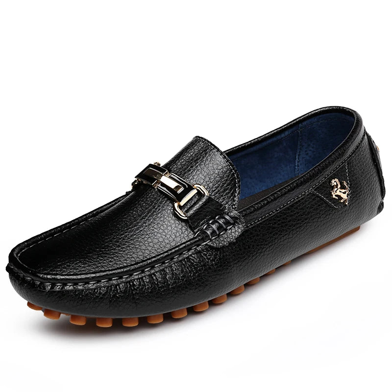 Mocassins Homme Sans Lacets – Chaussures Plates Respirantes & Confortables | Tailles 37-48 | Blanc, Noir, Bleu, Marron
