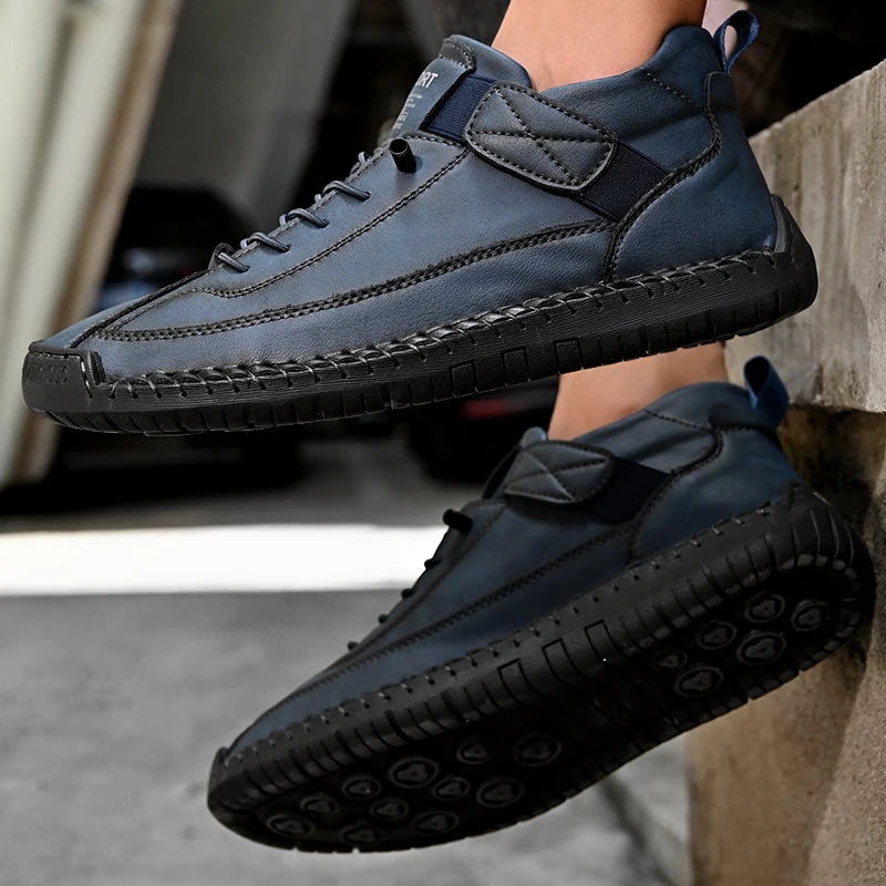 Chaussures cuir véritable entièrement faite a la main 
Handmade Leather Men Shoes - kadopascher