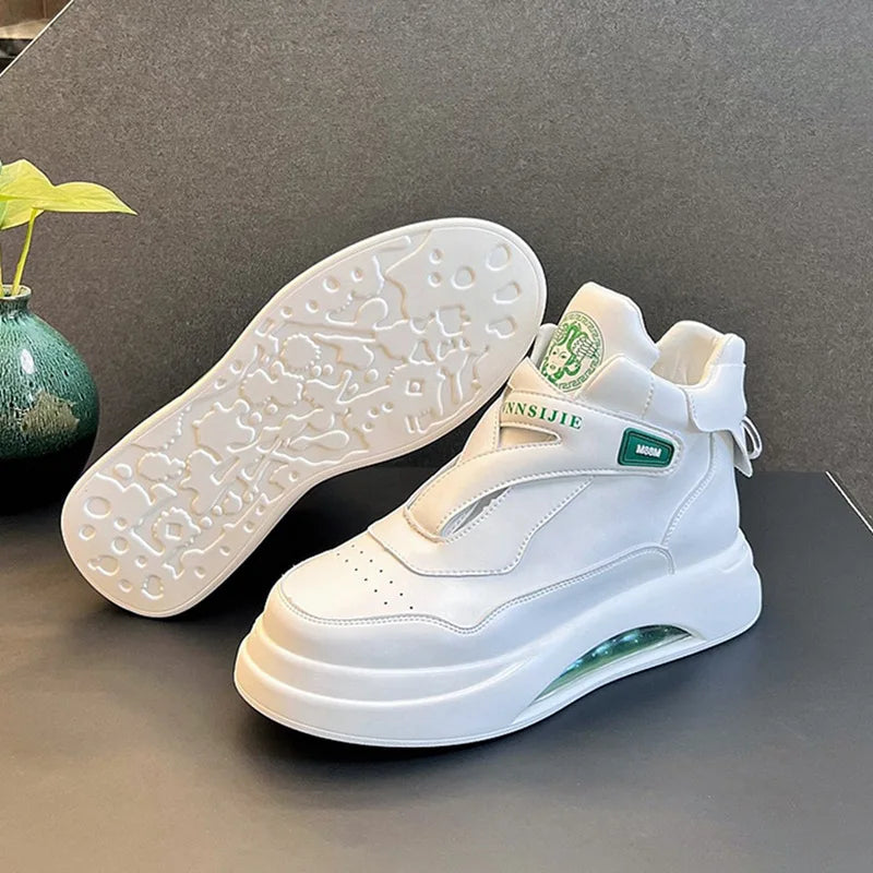 Sneakers Montantes Homme – Chaussures Casual Légères Respirantes Semelle Épaisse