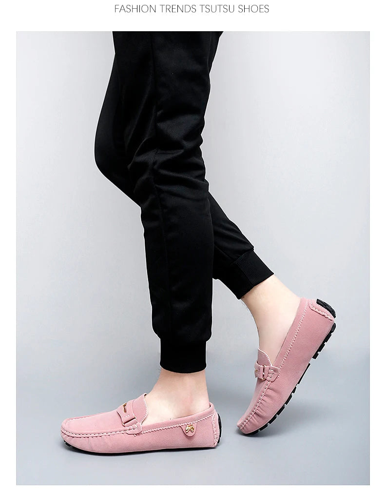 Chaussures Bateau Homme Style Britannique - Mocassins Slip-On Casual