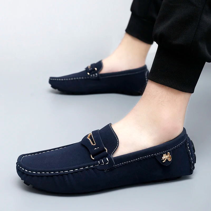 Chaussures Bateau Homme Style Britannique - Mocassins Slip-On Casual