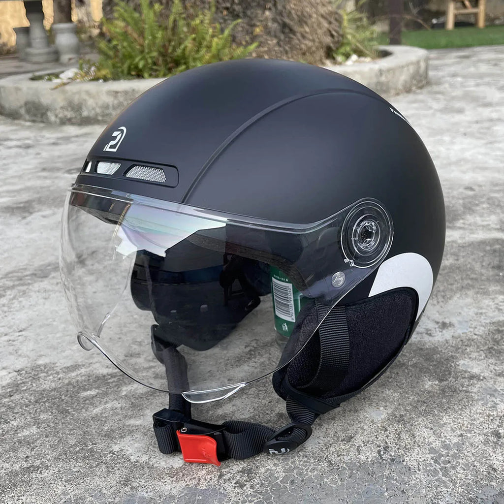 Casque Vélo PEMILA V-08T avec Lunettes HD Intégrées – Protection 4 Saisons | MTB Route E-Bike - kadopascher