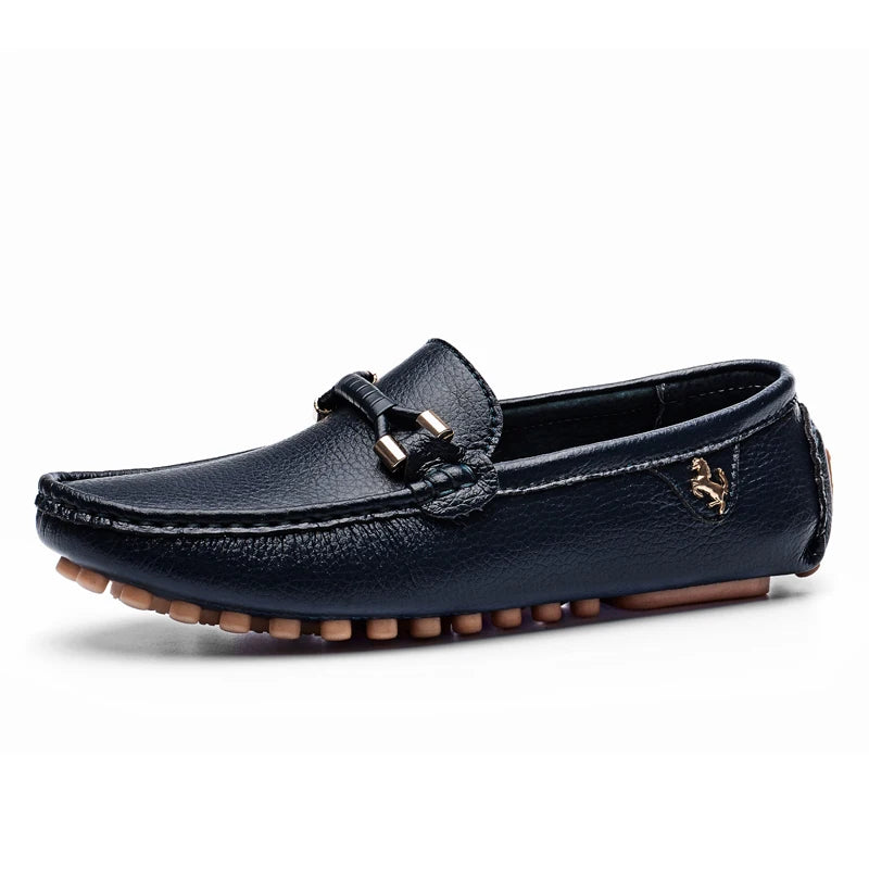 Mocassins Homme Sans Lacets – Chaussures Plates Respirantes & Confortables | Tailles 37-48 | Blanc, Noir, Bleu, Marron