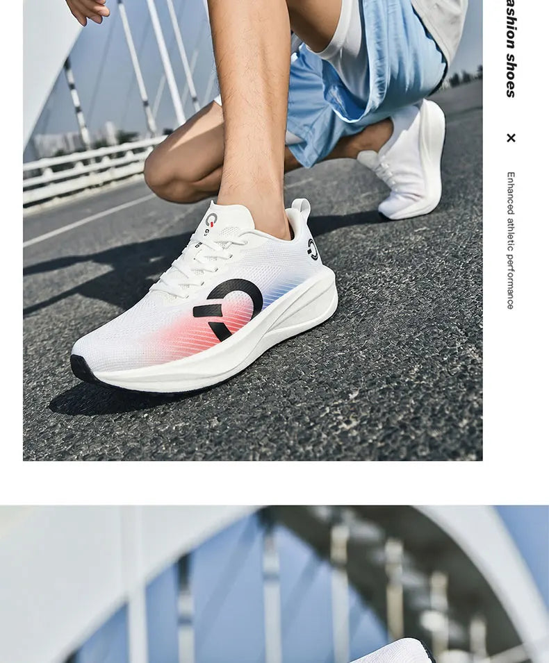 Chaussures Running Homme Respirantes – Mesh, Amorti EVA, Antidérapantes