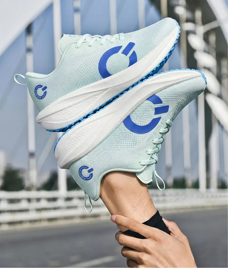 Chaussures Running Homme Respirantes – Mesh, Amorti EVA, Antidérapantes