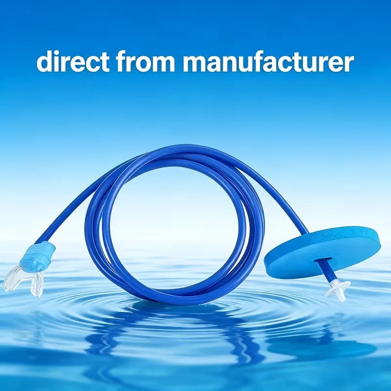 Tuba de Plongée Pliable en Silicone – Tube Respiratoire Anti-Étouffement pour Natation & Snorkeling
