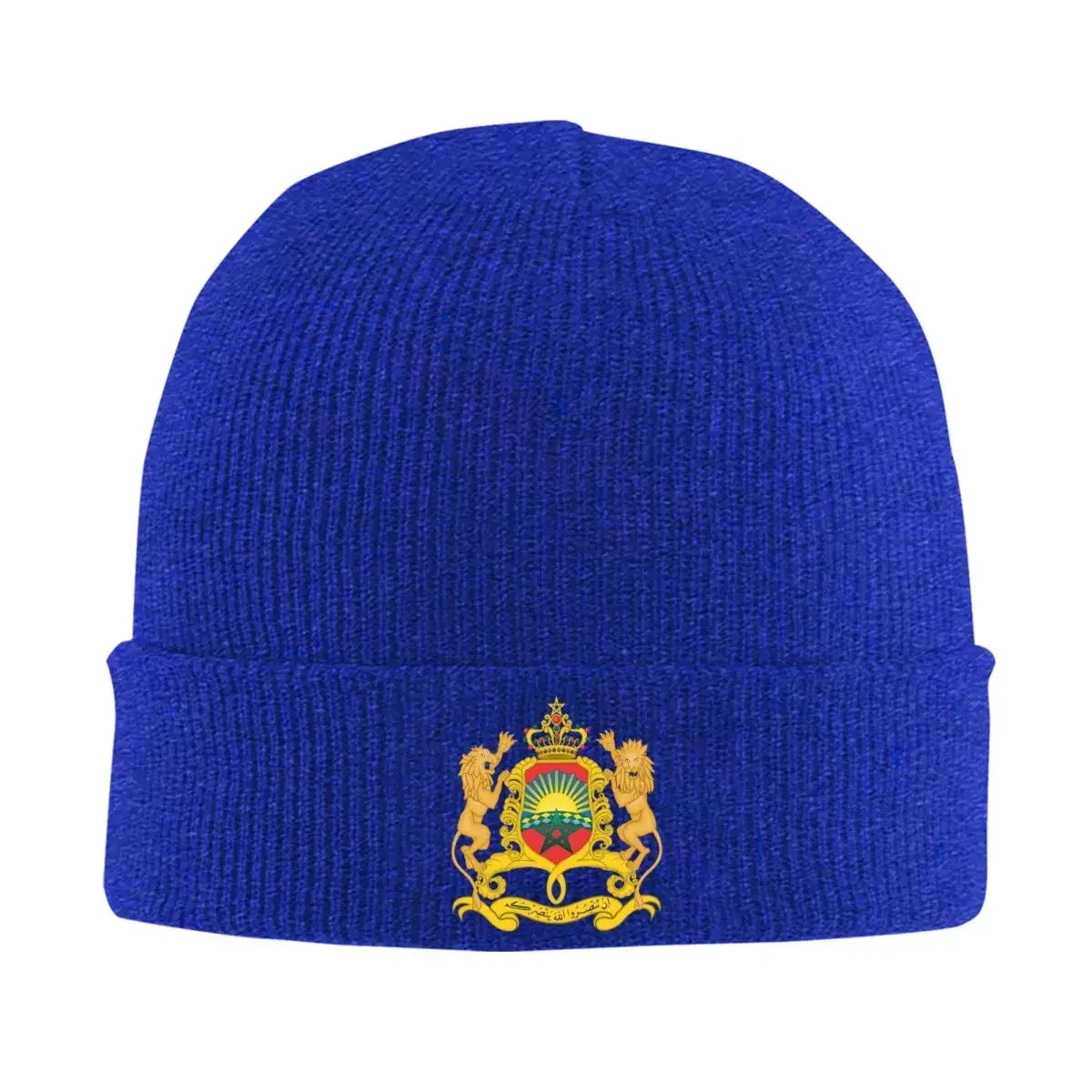 Morocco Of Arms Winter Beanie - Warm Unisex Patriot Beanie