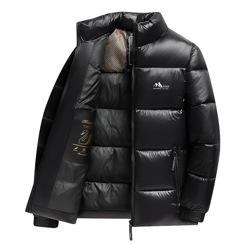 Chaqueta de plumón gruesa para hombre, invierno 2026