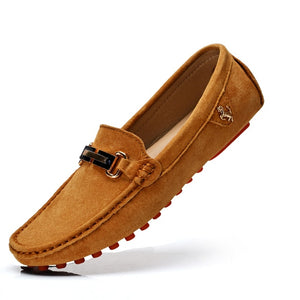 Chaussures de luxe automobile homme / YRZL Size 48 Loafers Men Luxury Brand Moccasins Shoes - kadopascher