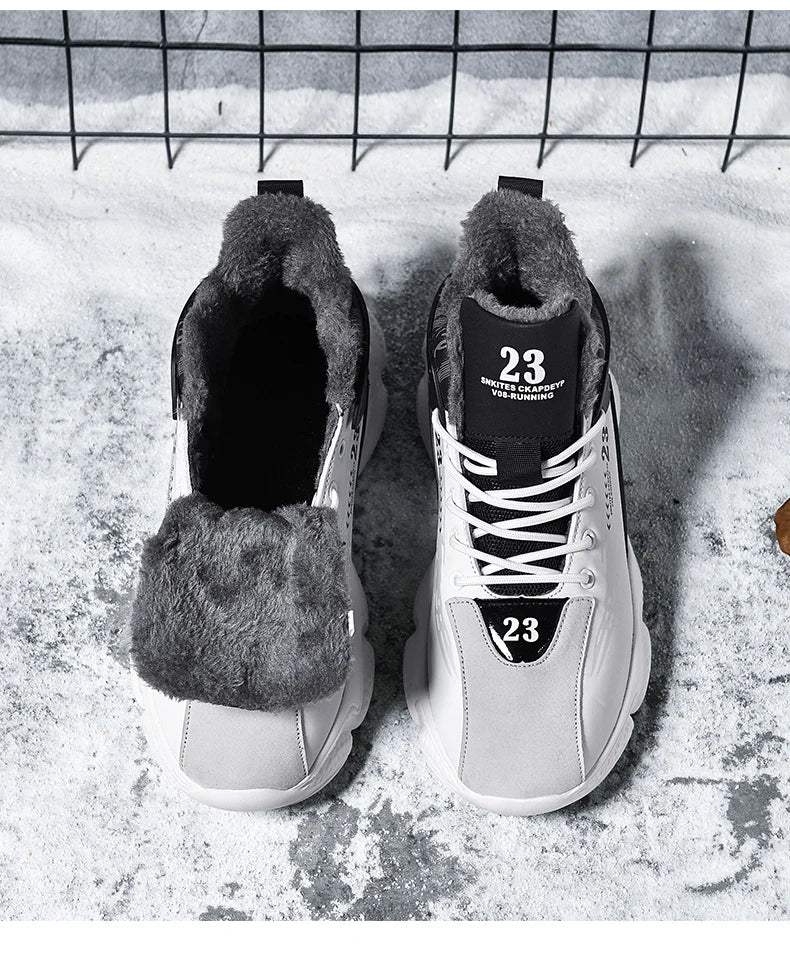 Chaussures Homme Basketball Casual - Baskets Semelle Épaisse Lacets Sport