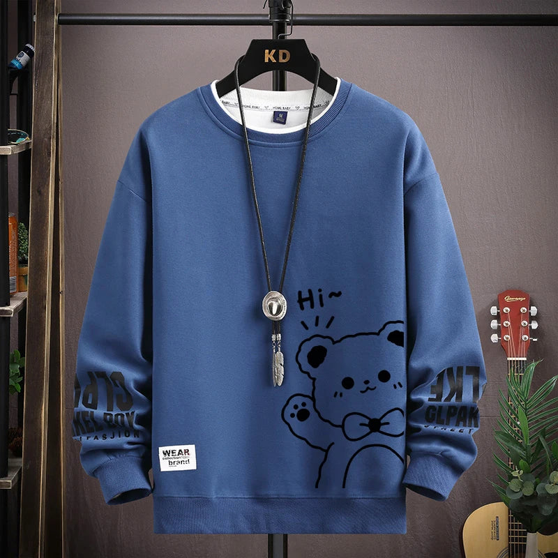 Sudadera Harajuku con tigre japonés para hombre