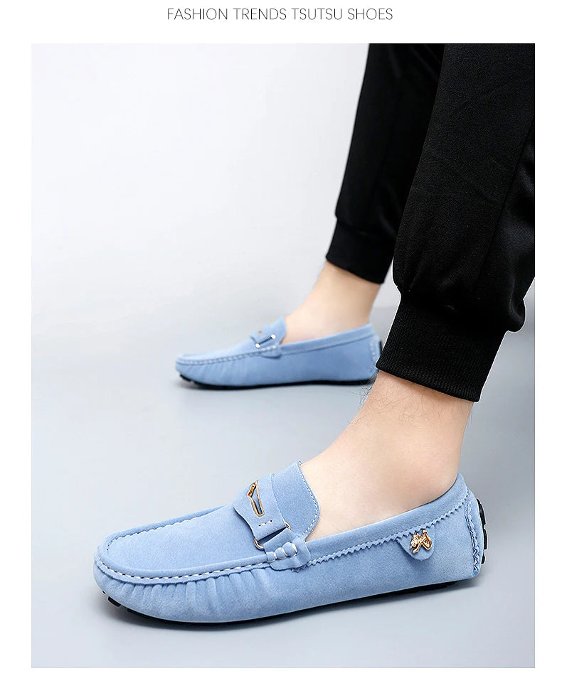 Chaussures Bateau Homme Style Britannique - Mocassins Slip-On Casual