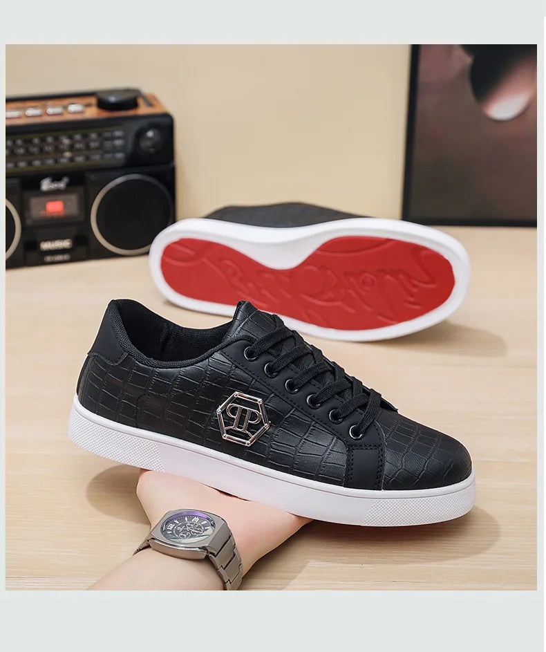 Zapatos de cuero transpirables de lujo para hombre: casuales, elegantes y de primera calidad.