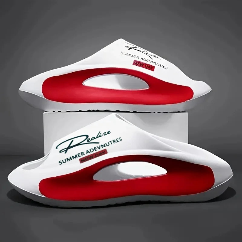 Sandales Homme EVA Légères - Claquettes Design Cartoon Intérieur/Extérieur