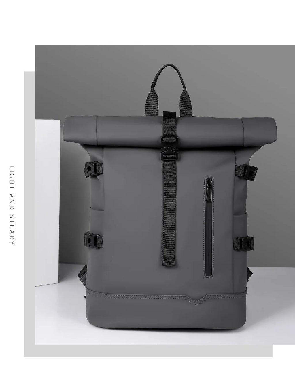 Sac à Dos Tendance Unisexe – Compartiment Laptop, Grande Capacité, Style Casual Premium - kadopascher
