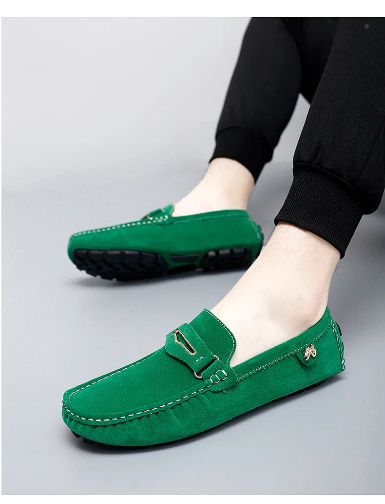 Chaussures Bateau Homme Style Britannique - Mocassins Slip-On Casual