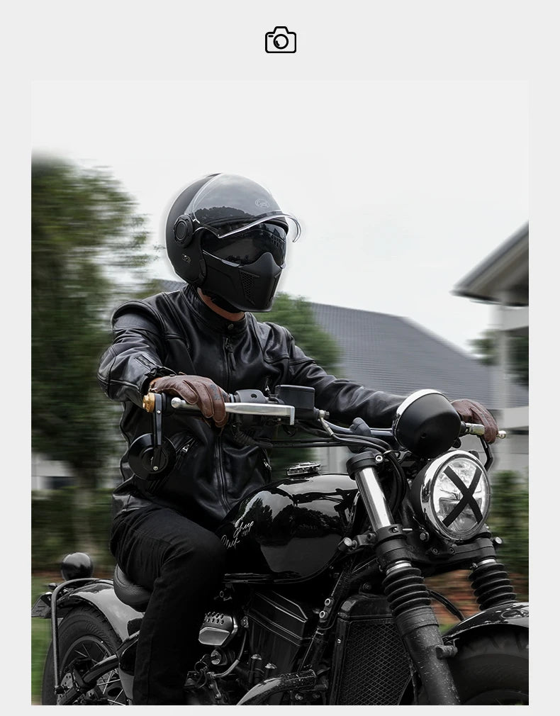 Casque Moto Modulable CYRIL OP12A – Homologué DOT/ECE Double Visière