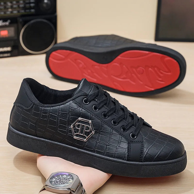 Men's Luxury Breathable Leather Shoes - Casual Elegant Premium Comfort