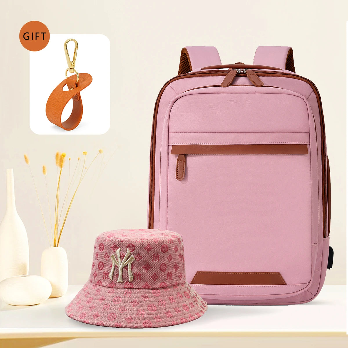 Sac à Dos USB Rechargeable Waterproof – Nylon Premium, Grande Capacité, Unisexe - kadopascher