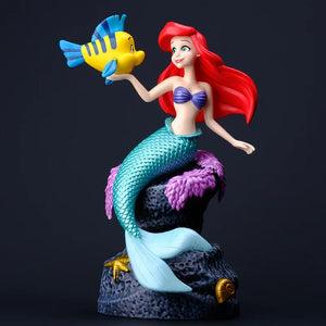 Disney Princess Ariel Anime Little Mermaid Action Figure Toys Ariel Pvc Collection Room Car Cake Decoration Gift for Kids Girls - kadopascher