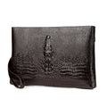 Portefeuille Clutch Homme Cuir PU Double Zipper – Style Luxe Business - kadopascher