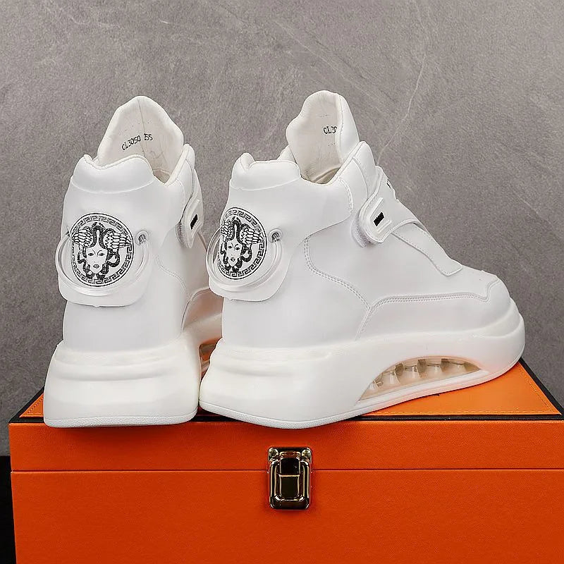 Sneakers Montantes Homme – Chaussures Casual Légères Respirantes Semelle Épaisse