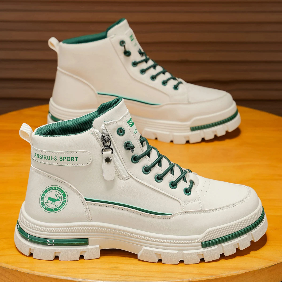 Boots Denim Homme Montantes - Chaussures Casual Sport Tendance