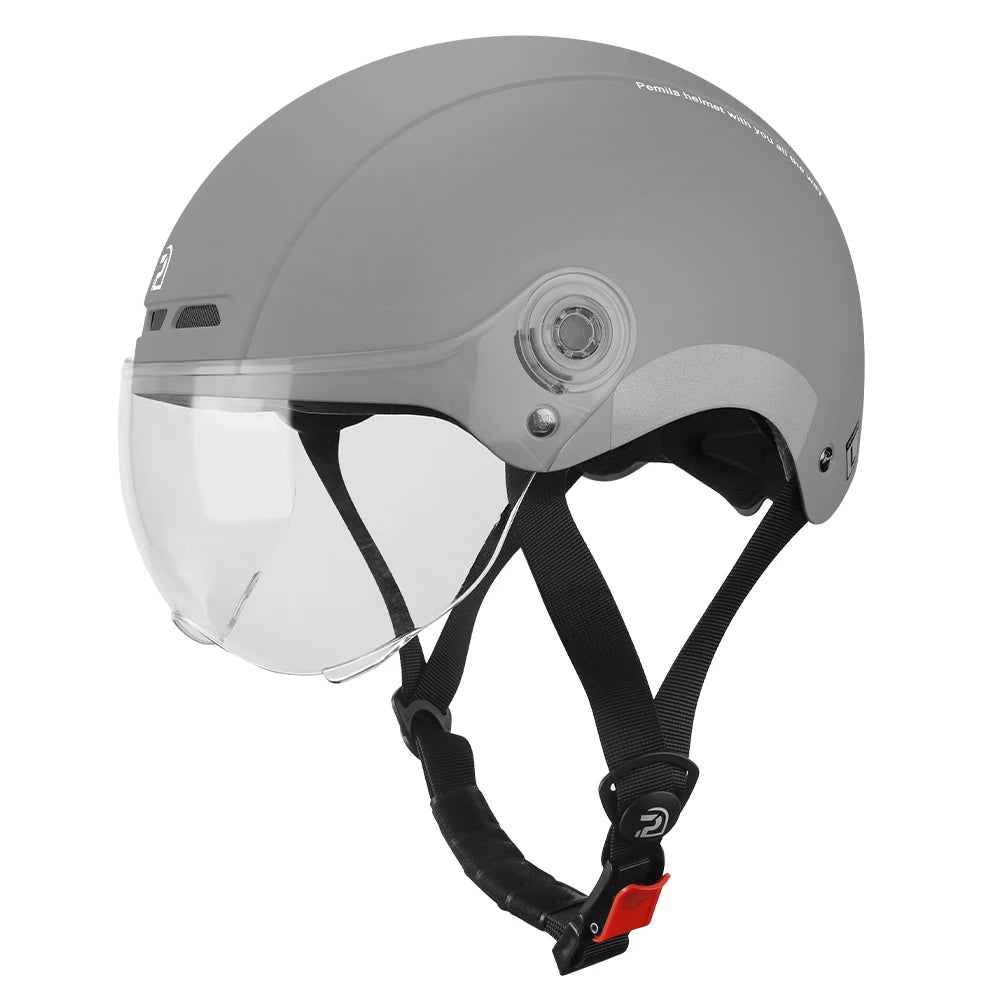 Casque Vélo PEMILA V-08T avec Lunettes HD Intégrées – Protection 4 Saisons | MTB Route E-Bike - kadopascher