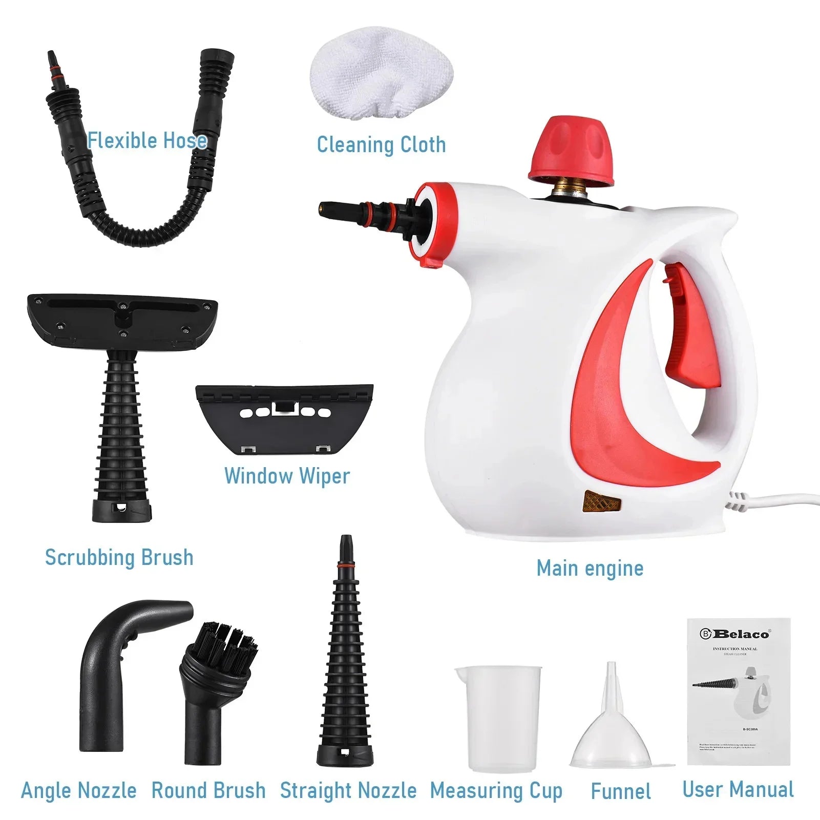 Nettoyeur Vapeur Haute Pression Domestique - Machine Nettoyage Climatisation Cuisine 110V/220V - kadopascher