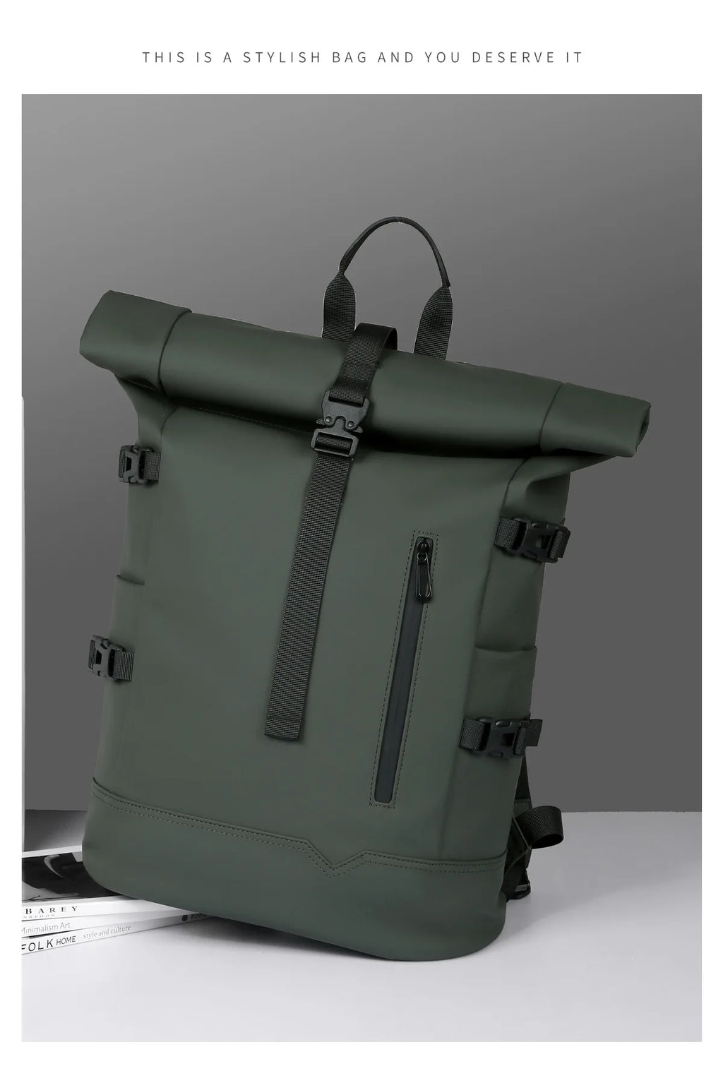 Sac à Dos Tendance Unisexe – Compartiment Laptop, Grande Capacité, Style Casual Premium - kadopascher