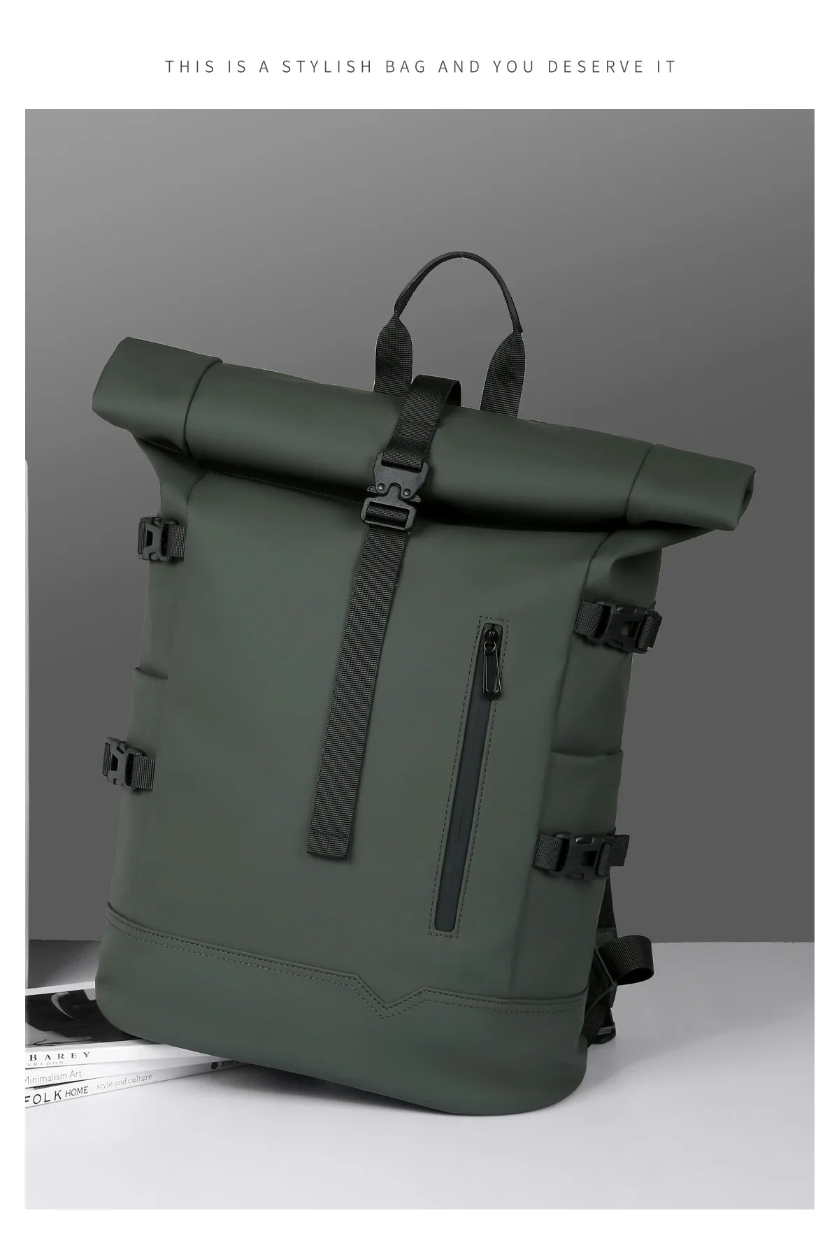 Sac à Dos Tendance Unisexe – Compartiment Laptop, Grande Capacité, Style Casual Premium - kadopascher