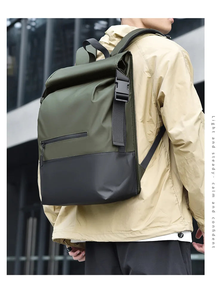 Sac à Dos Voyage Pliable Homme – Grande Capacité, Compartiment PC, Style Urbain - kadopascher