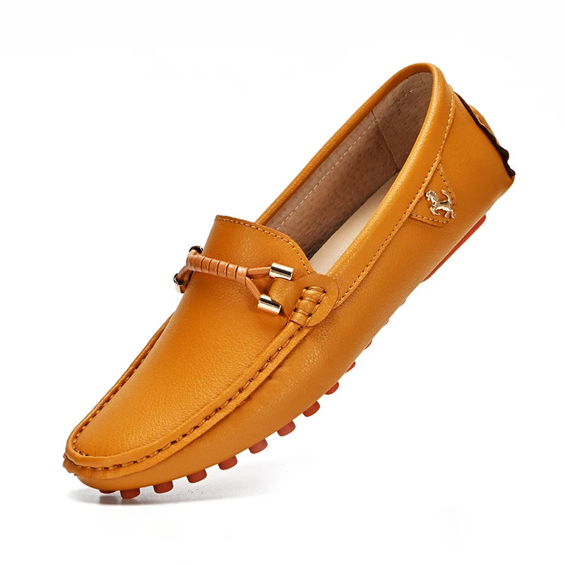 Mocassins Homme Sans Lacets – Chaussures Plates Respirantes & Confortables | Tailles 37-48 | Blanc, Noir, Bleu, Marron