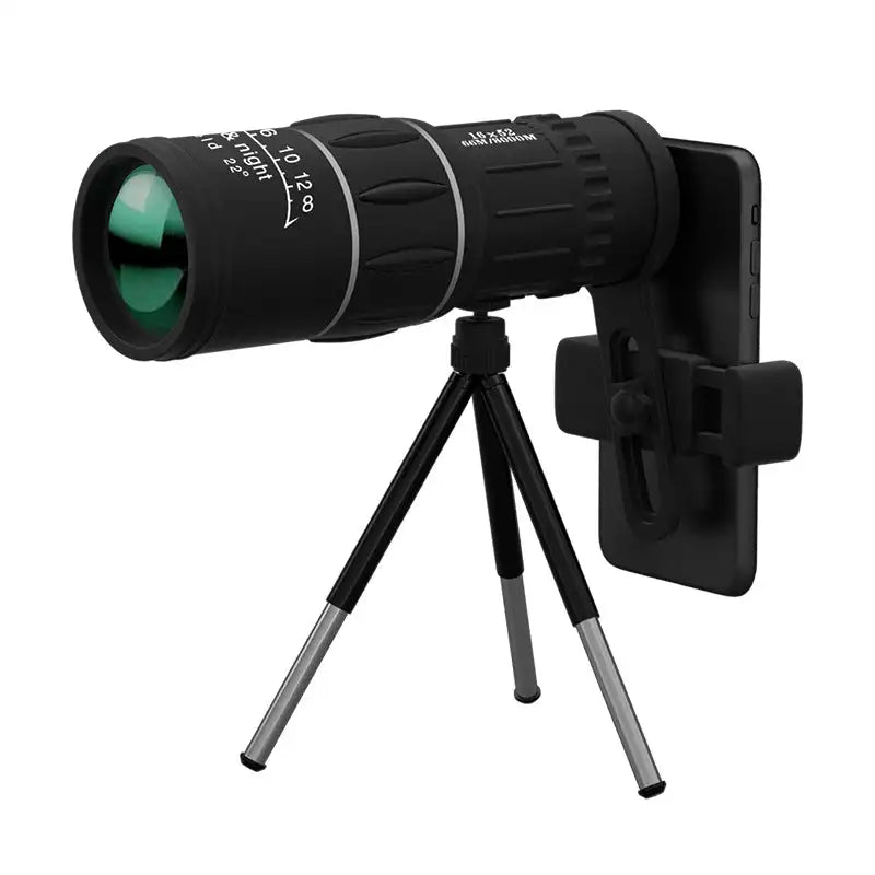 Monoculaire Télescope 16x52 Haute Puissance Double Mise au Point BAK4 - kadopascher