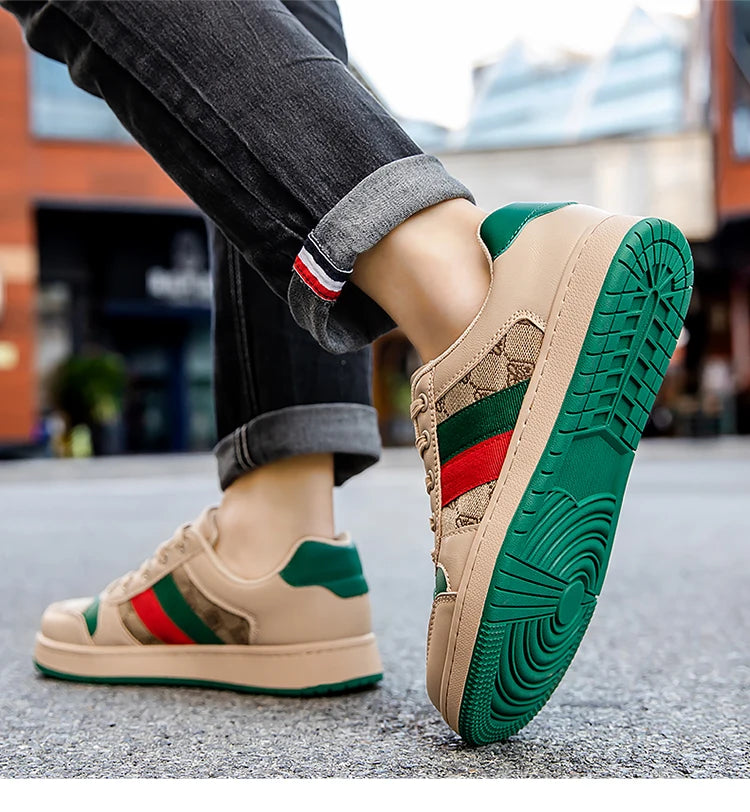 Zapatos casuales de ante genuino para hombre: zapatillas premium cómodas para todas las estaciones