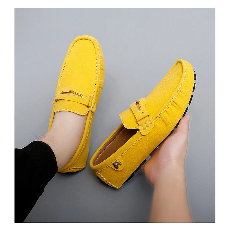 Chaussures Bateau Homme Style Britannique - Mocassins Slip-On Casual