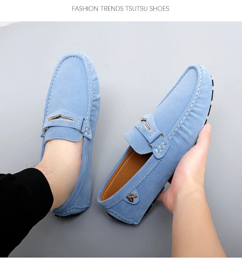 Chaussures Bateau Homme Style Britannique - Mocassins Slip-On Casual