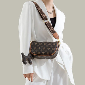 Luxury Design Shoulder Bag 2023 Fashion Women'S Pu Leather Crossbody Bag With Decorative Puppy Dog Shoulder Bag - kadopascher