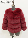 Manteau en Fourrure Véritable Hiver Femme Nouvelle Mode Duveteux 2025 / Vêtement Naturel Nouveauté dans la Catégorie Manteaux et Vestes - kadopascher