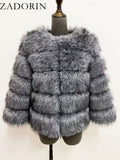 Manteau en Fourrure Véritable Hiver Femme Nouvelle Mode Duveteux 2025 / Vêtement Naturel Nouveauté dans la Catégorie Manteaux et Vestes - kadopascher