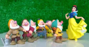 8Pcs/Set Disney Figure Toy Movie Snow White And The Seven Dwarfs Action Figures Doll Model Collection Decoration - kadopascher