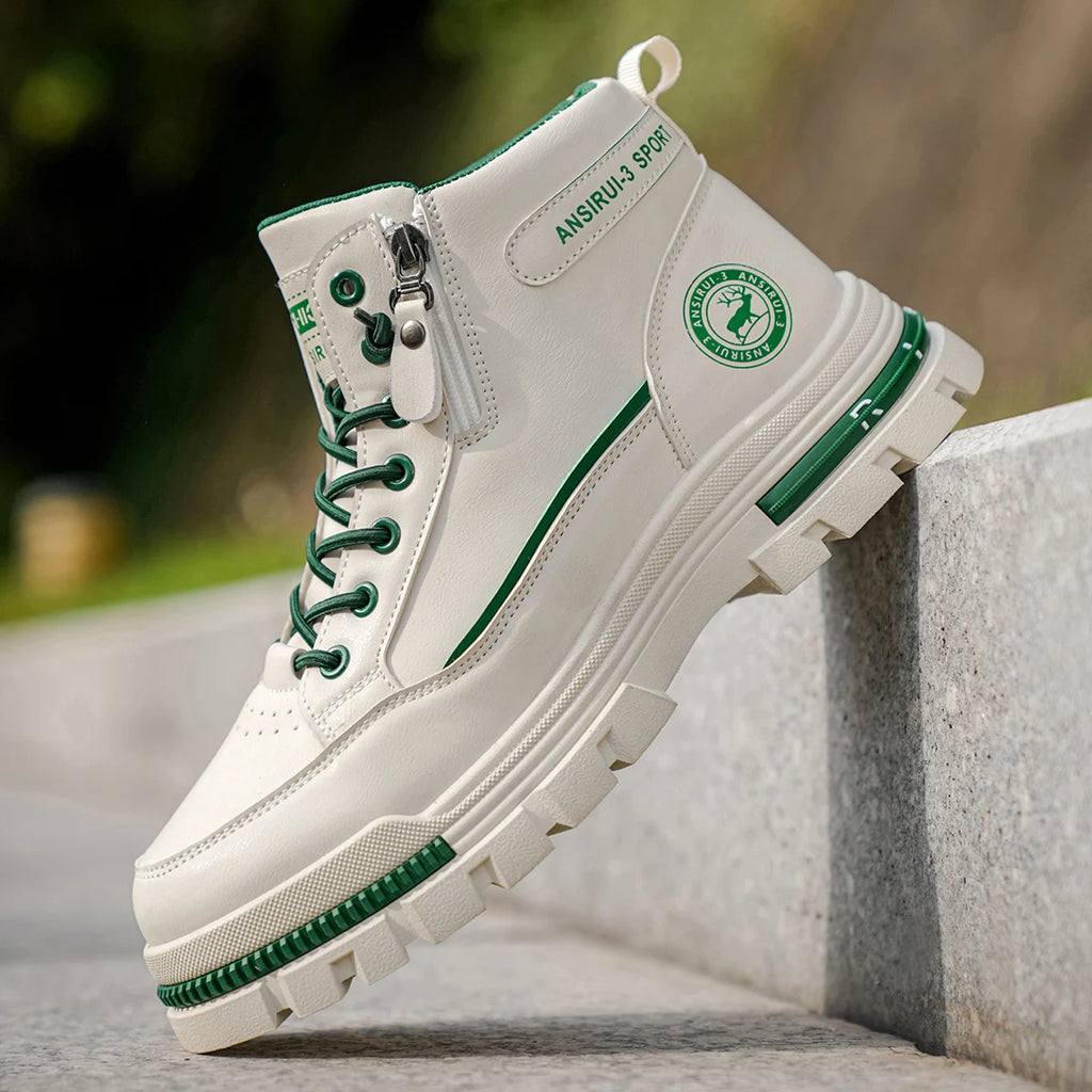 Boots Denim Homme Montantes - Chaussures Casual Sport Tendance