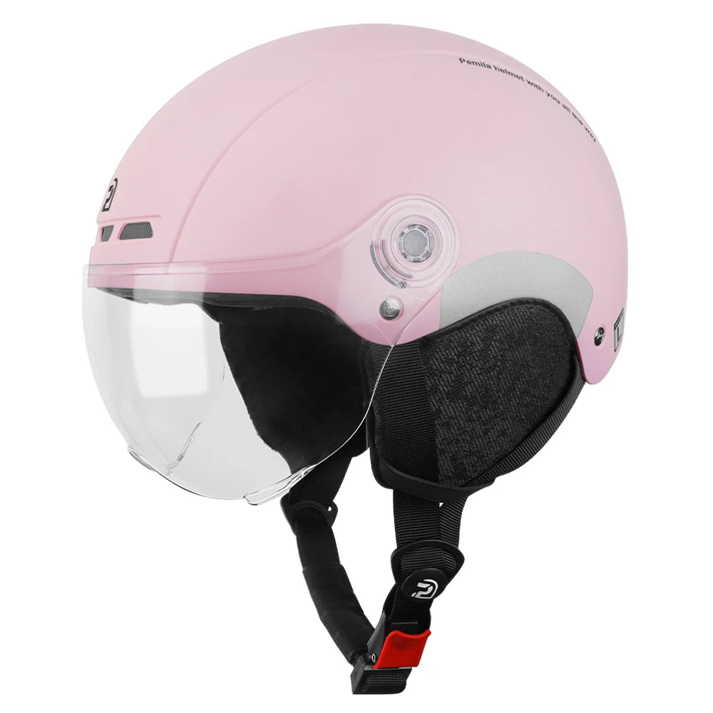 Casque Vélo PEMILA V-08T avec Lunettes HD Intégrées – Protection 4 Saisons | MTB Route E-Bike - kadopascher