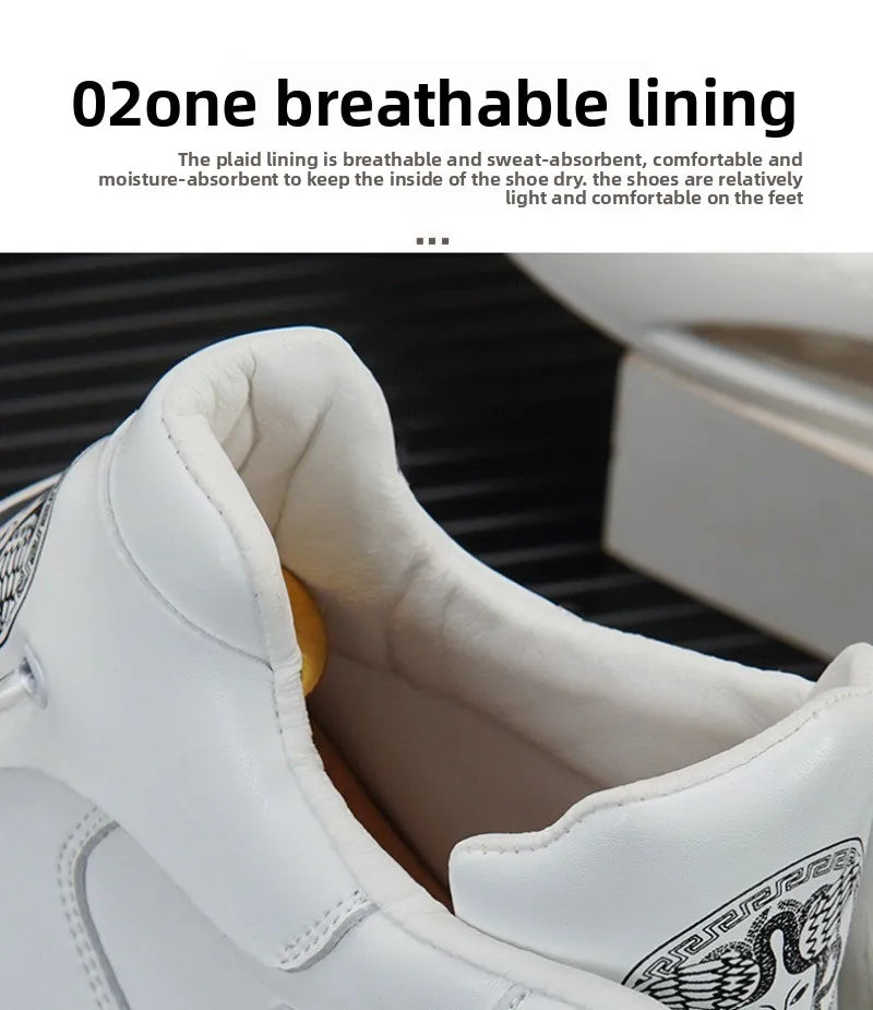 Sneakers Montantes Homme – Chaussures Casual Légères Respirantes Semelle Épaisse