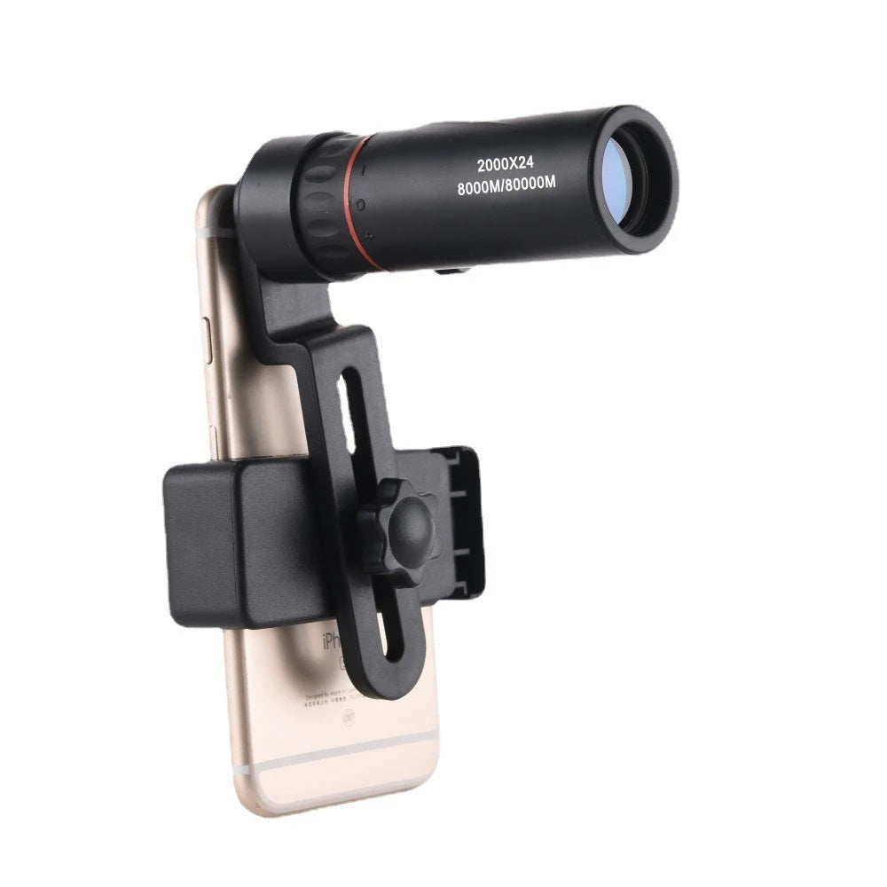 Télescope Monoculaire HD 2000X24 avec Adaptateur Smartphone - Observation Astronomique - kadopascher