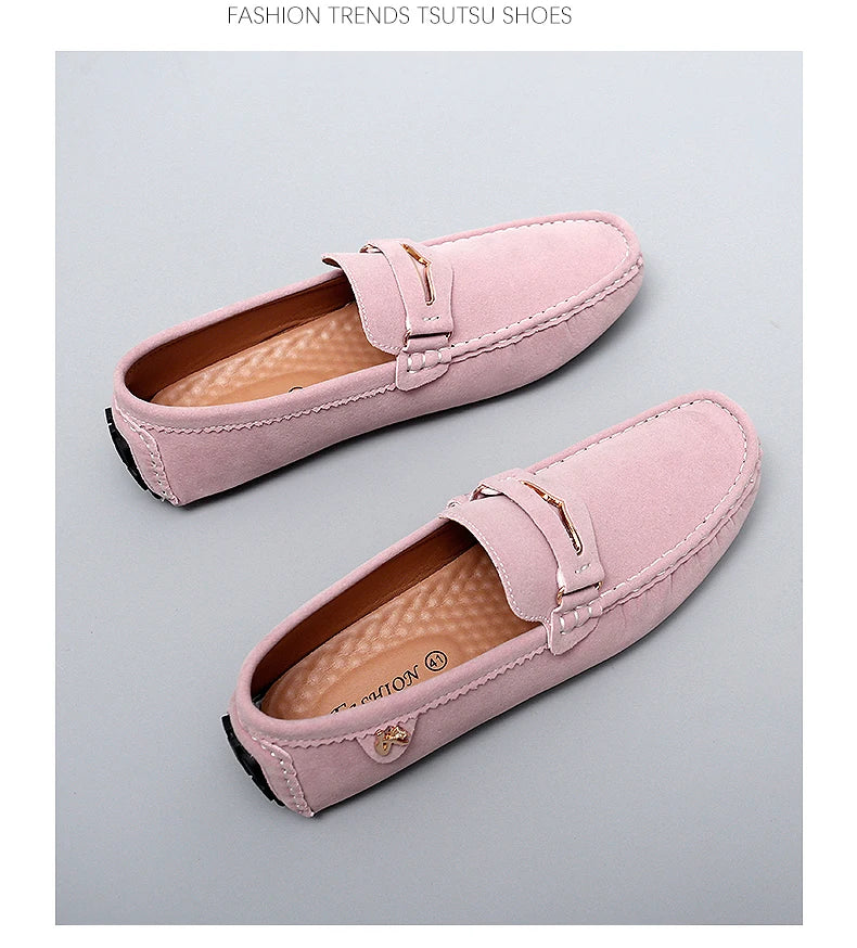 Chaussures Bateau Homme Style Britannique - Mocassins Slip-On Casual